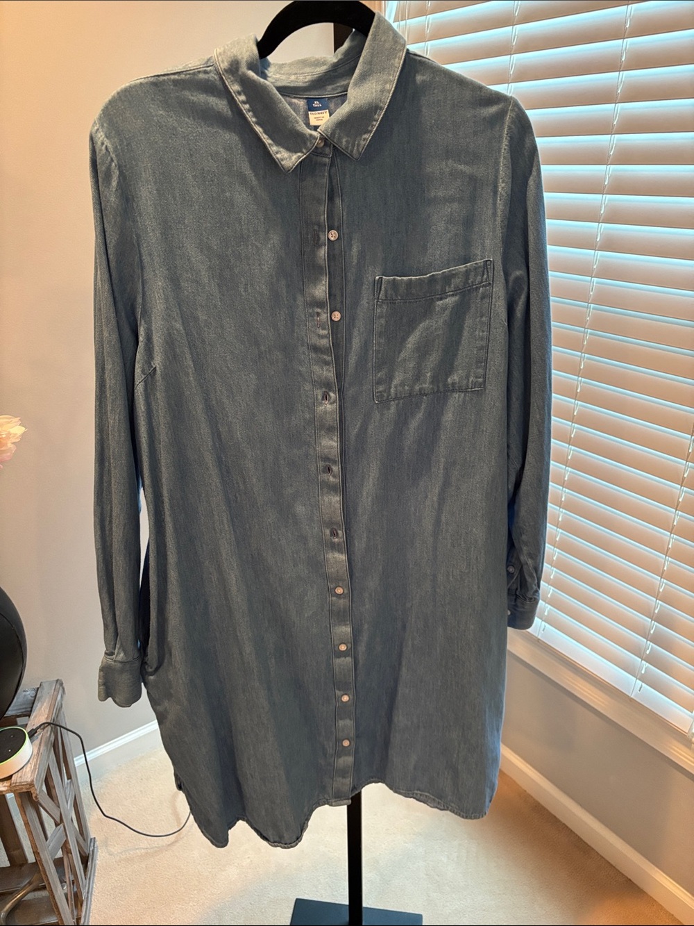 Old Navy Oversized Jean dress w/pockets